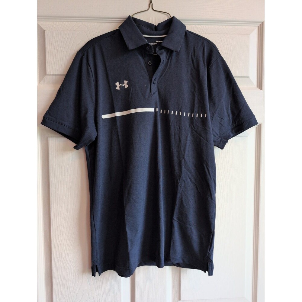 Under Armour Loose Fit Men's Victory Polo Shirt - Blue - S